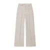 2025 Autumn New Women's Commuting Trousers Versatile Mid-Waist Straight Regular Print Casual image 1