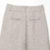 2025 Autumn New Women's Commuting Trousers Versatile Mid-Waist Straight Regular Print Casual image 2