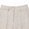2025 Autumn New Women's Commuting Trousers Versatile Mid-Waist Straight Regular Print Casual image 3
