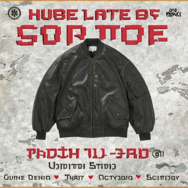 2025 OEM Service Wholesale Custom Zipper Waterproof American Vintage Casual Bomber Loose product image for private label streetwear manufacturing, view 3