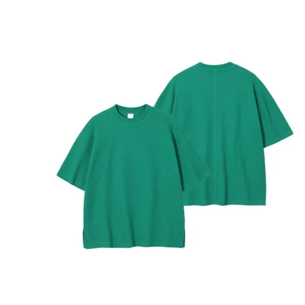 280 GSM Oversized Jersey T-Shirt product image for private label streetwear manufacturing, view 2