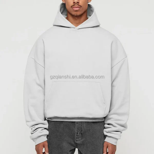 500 GSM Boxy Blank Hoodie | StitchQuote image 02 500 GSM Boxy Blank Hoodie product image 2