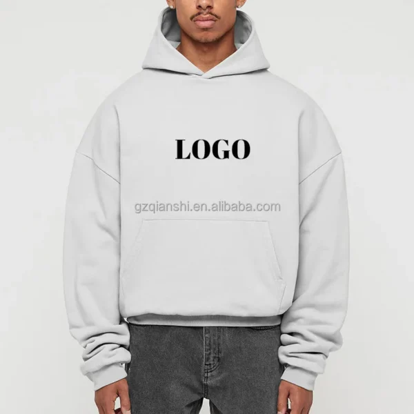 500 GSM Boxy Blank Hoodie | StitchQuote image 04 500 GSM Boxy Blank Hoodie product image 4