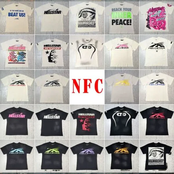 Animal Hell Star NFC Series Print Japan Style Men's Tank Tops 100% image 3