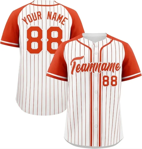 Custom Team Name Classic Color Blocked Design Baseball Shirt Jersey Button Fly Custom Team Name Classic Color Blocked Design Baseball Shirt Jersey Button Fly image 6