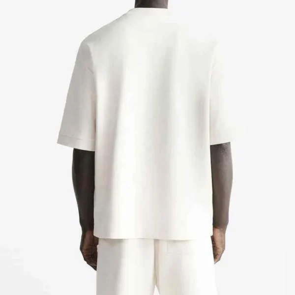 Blank Heavyweight Drop Shoulder T-Shirt sample for premium basics and casualwear manufacturing, view 2