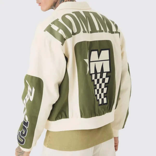 Wool Letterman Jacket image 04 | StitchQuote Wool Letterman Jacket product image for private label streetwear manufacturing, view 4