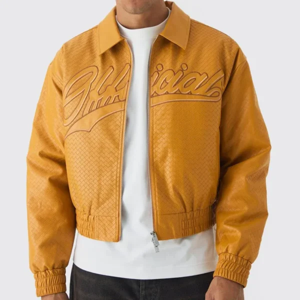 Leather Chenille Varsity Jacket image 01 | StitchQuote Leather Chenille Varsity Jacket product image for private label streetwear manufacturing