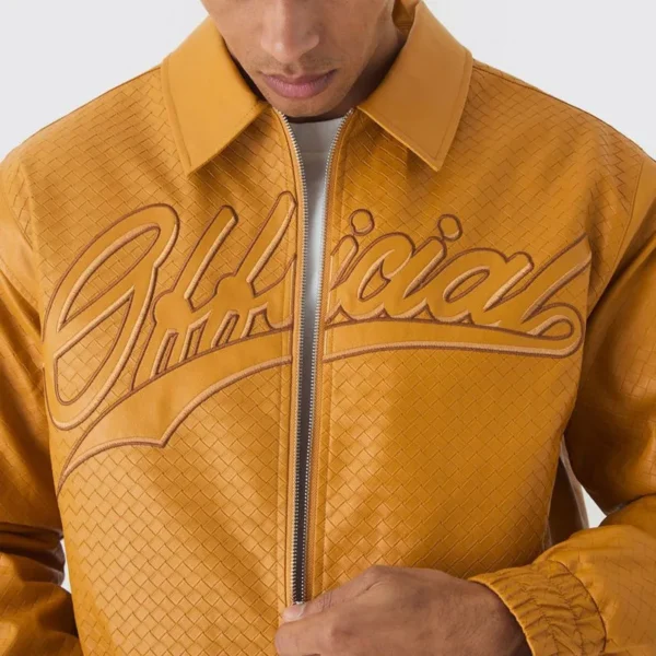 Leather Chenille Varsity Jacket image 02 | StitchQuote Leather Chenille Varsity Jacket product image for private label streetwear manufacturing, view 2