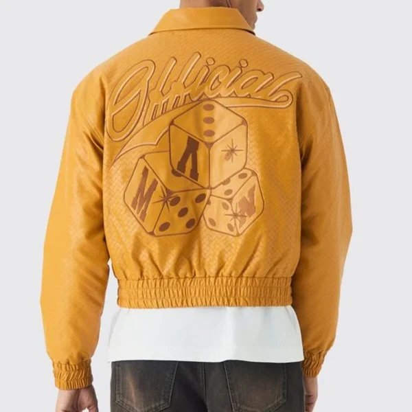 Leather Chenille Varsity Jacket image 03 | StitchQuote Leather Chenille Varsity Jacket product image for private label streetwear manufacturing, view 3