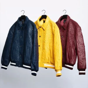Plus Size Varsity Jacket product image for private label streetwear manufacturing