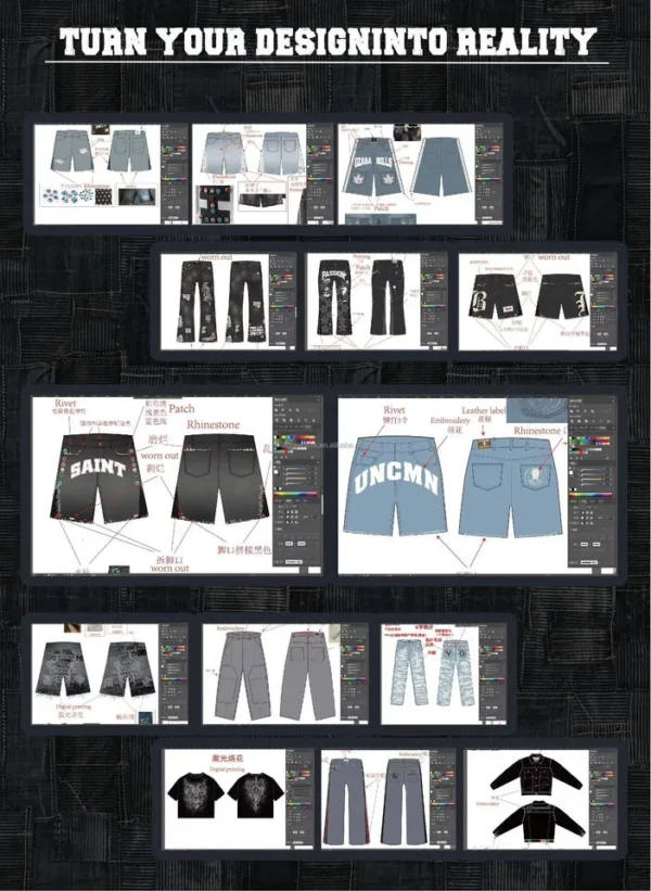 Gradient Dye Denim Work Jacket | StitchQuote image 04 Gradient Dye Denim Work Jacket product image 4