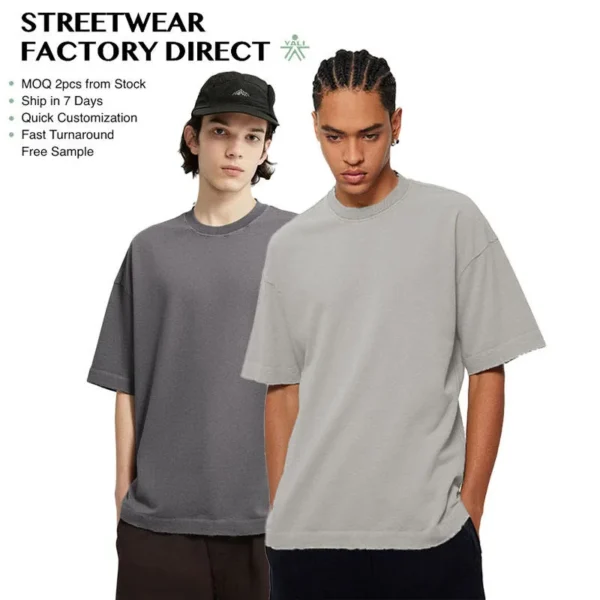 280 GSM Vintage Oversized T-Shirt product image 1