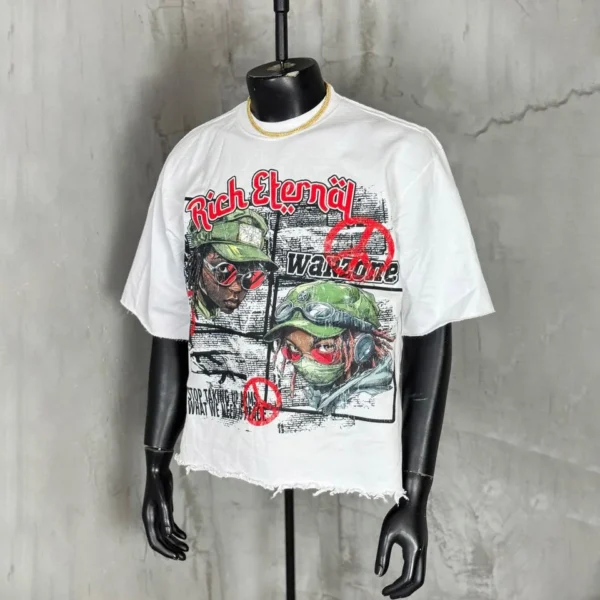 Custom High Quality Cotton Vintage Acid Wash Boxy Graphics Cropped T Shirt Custom High Quality Cotton Vintage Acid Wash Boxy Graphics Cropped T Shirt image 5