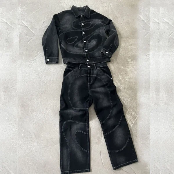 Denim Jacket and Jeans Set | StitchQuote image 01 Denim Jacket and Jeans Set product image 1