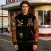 Chenille Varsity Jacket product image for private label streetwear manufacturing