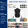 Chenille Varsity Jacket product image for private label streetwear manufacturing, view 5