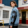 Streetwear Varsity Jacket product image for private label streetwear manufacturing, view 2