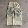 Custom Men's 100% Cotton Denim Jeans Baggy Hip Hop Style Retro Custom Men's 100% Cotton Denim Jeans Baggy Hip Hop Style Retro image 1