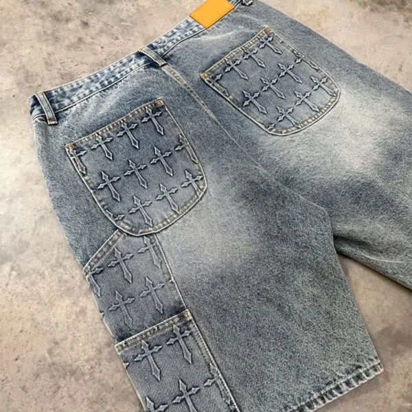 Acid Wash Denim Jorts | StitchQuote image 02 Acid Wash Denim Jorts product image 2