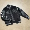 Plus Size Varsity Jacket product image for private label streetwear manufacturing