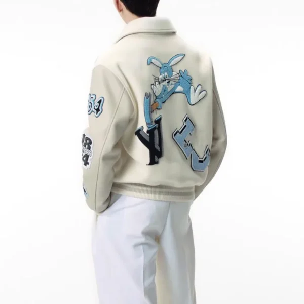 Custom Men's Vintage Baseball Letterman Jacket image 02 | StitchQuote Custom Men's Vintage Baseball Letterman Jacket product image for private label streetwear manufacturing, view 2