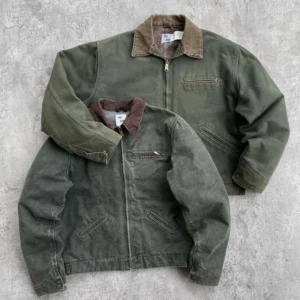 Vintage Zip Up Work Jacket image 01 | StitchQuote Vintage Zip Up Work Jacket product image for private label apparel manufacturing