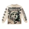 Custom Streetwear Distressed Long Sleeve T-shirt Oversized Acid Wash Graphic Boxy Cropped Custom Streetwear Distressed Long Sleeve T-shirt Oversized Acid Wash Graphic Boxy Cropped image 3