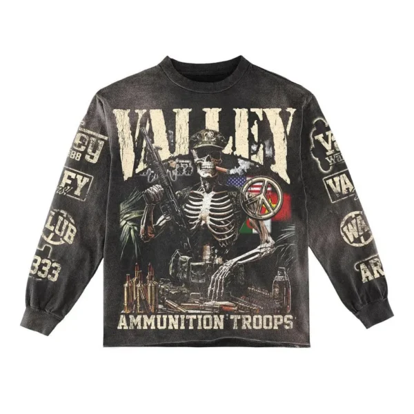 Custom Streetwear Distressed Long Sleeve T-shirt Oversized Acid Wash Graphic Boxy Cropped Custom Streetwear Distressed Long Sleeve T-shirt Oversized Acid Wash Graphic Boxy Cropped image 4