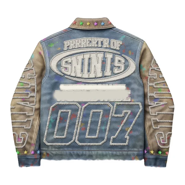 Sun Faded Zipper Denim Jacket | StitchQuote image 03 Sun Faded Zipper Denim Jacket product image 3