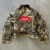 Custom Vintage Acid Wash Oversized Denim Jacket for Men Sun Faded Full Custom Vintage Acid Wash Oversized Denim Jacket for Men Sun Faded Full image 2
