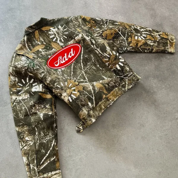 Custom Vintage Acid Wash Oversized Denim Jacket for Men Sun Faded Full Custom Vintage Acid Wash Oversized Denim Jacket for Men Sun Faded Full image 3