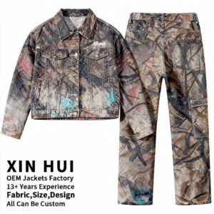 Graffiti Denim Jacket and Jeans Set | StitchQuote image 01 Graffiti Denim Jacket and Jeans Set product image 1