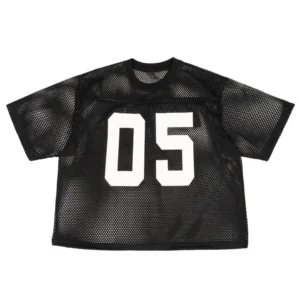 Customized Summer 100% Polyester Mesh Hollow Design Rugby Jersey Digitally Printed Sports product image for private label apparel manufacturing