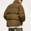 Winter Puffer Jacket product image for private label apparel manufacturing, view 3