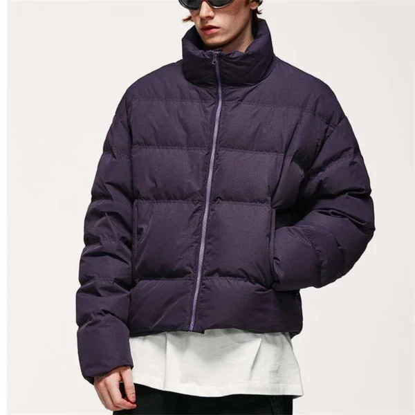 Winter Puffer Jacket product image for private label apparel manufacturing, view 5