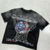 Designs Custom Men's Streetwear with Vintage Distressed Stone-washed Print T-shirts Made Designs Custom Men's Streetwear with Vintage Distressed Stone-washed Print T-shirts Made image 3