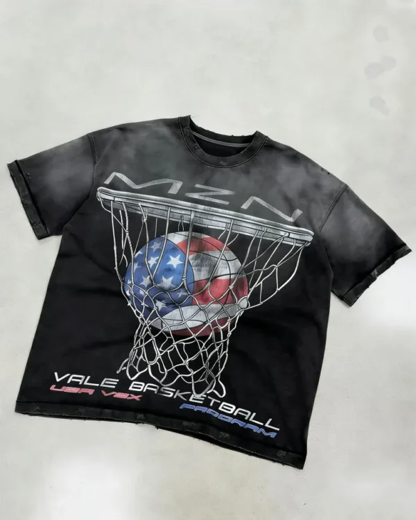 Designs Custom Men's Streetwear with Vintage Distressed Stone-washed Print T-shirts Made Designs Custom Men's Streetwear with Vintage Distressed Stone-washed Print T-shirts Made image 3
