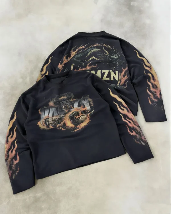 Designs Custom Men's Streetwear with Vintage Distressed Stone-washed Print T-shirts Made Designs Custom Men's Streetwear with Vintage Distressed Stone-washed Print T-shirts Made image 4