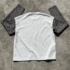 Wholesale Drop Shoulder Oversized Boxy Fit T-Shirts Vintage Leopard Printed Waffle Tshirt Wholesale Drop Shoulder Oversized Boxy Fit T-Shirts Vintage Leopard Printed Waffle Tshirt image 2