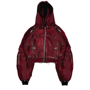 Fashion 2025 Oversized French Men's Jacket 500g Acid-Washed Denim Vintage Patchwork image 1