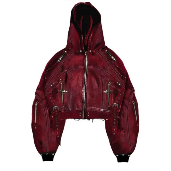 Fashion 2025 Oversized French Men's Jacket 500g Acid-Washed Denim Vintage Patchwork Fashion 2025 Oversized French Men's Jacket 500g Acid-Washed Denim Vintage Patchwork image 1