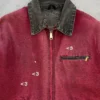 Fashion 2025 Oversized French Men's Jacket 500g Acid-Washed Denim Vintage Patchwork Fashion 2025 Oversized French Men's Jacket 500g Acid-Washed Denim Vintage Patchwork image 3