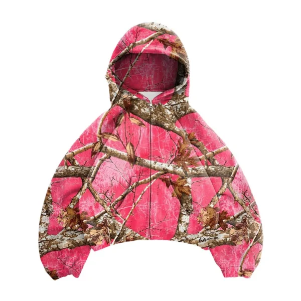 Camouflage Cropped Hoodie | StitchQuote image 03 Camouflage Cropped Hoodie product image 3