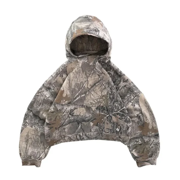Camouflage Cropped Hoodie | StitchQuote image 05 Camouflage Cropped Hoodie product image 5