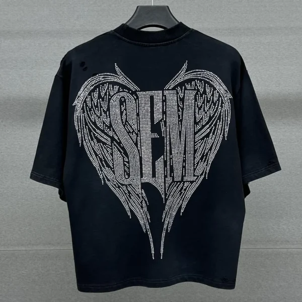 Wholesale Graphic Distressed Acid Wash Boxy T Shirts for Men Luxury Printed Wholesale Graphic Distressed Acid Wash Boxy T Shirts for Men Luxury Printed image 2
