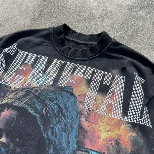 Wholesale Graphic Distressed Acid Wash Boxy T Shirts for Men Luxury Printed Wholesale Graphic Distressed Acid Wash Boxy T Shirts for Men Luxury Printed image 4
