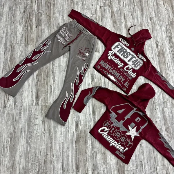Printed Flare Sweatsuit product image 1