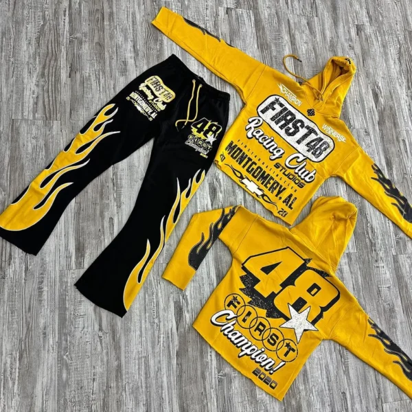 Printed Flare Sweatsuit product image 4