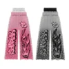Wide Leg Acid Wash Pants | StitchQuote image 01 Wide Leg Acid Wash Pants product image 1